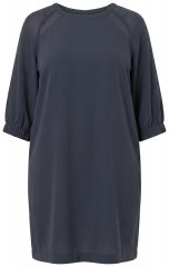 Ulla Popken 853946 Kleid mit 3/4-Ärmeln Oliv