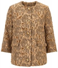 Ulla Popken 853996 Jacke Hellbraun