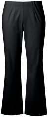 Ulla Popken 854910 Warme Stretchhose mit Gummibund Schwarz