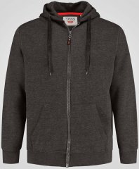 D555 Cantor Kapuzensweatjacke Grau