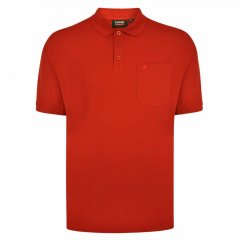 Espionage P074C Kurzarm Poloshirt Terrakotta