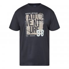 North Latitude Adventure 98 Graphic Tee Schwarz