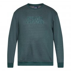 North Latitude Crewneck Logo Sweat Grün/Khaki