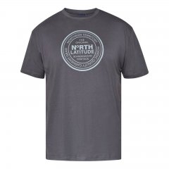North Latitude T-Shirt Grau/Anthrazit