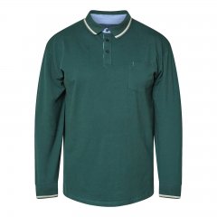 North Latitude Superflex Polo LS Grün/Khaki