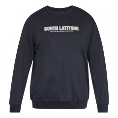 North Latitude Crewneck Sweatshirt Schwarz