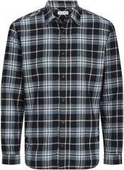 Jack & Jones JOSHUA LS Flannel Shirt Goblin Blue