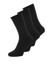 Jack & Jones Basic Bambussocken Schwarz 3er-Pack