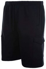 Espionage LW051 Cargo Sweatshorts in Schwarz