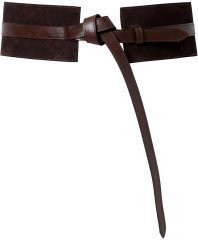 Ulla Popken Tie Belt Mocha