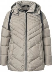 Ulla Popken HYPRAR Water-Repellent Quilted Jacket Medium Grey