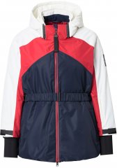 Ulla Popken Performance Peplum Ski Jacket Navy