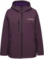 Ulla Popken HYPRAR Softshell Fleece Lined Jacket Dark Blackberry