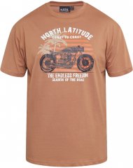 North Latitude 61118 Bedrucktes T-Shirt Amberlight