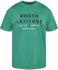 North Latitude 61135 Bedrucktes T-Shirt Grün
