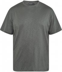 North Latitude 61317 T-Shirt Slub Mit Rückenprint Dunkel Staubgrün