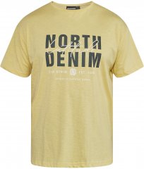 North Latitude 61335 T-Shirt Slub Mit Print Mais