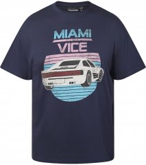 North Latitude 61351 MIAMI VICE T-Shirt Marineblau