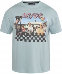 North Latitude 61352 AC/DC T-Shirt Staubblau