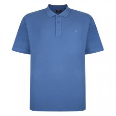 Espionage P074C Kurzarm Poloshirt Kornblau