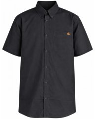 Motley Denim Zagreb Kurzarmhemd Anthrazit