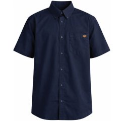 Motley Denim Zagreb Kurzarmhemd Marineblau