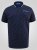 D555 Reid AOP Polo With Jacquard Collar, Pocket And Cuffs Navyblau - Polo-shirts für herren - Polo-Shirts für Herren in großen Größen