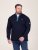 D555 Conway 2 1/4 Zip Neck Fleece Sweatshirt With Bear Logo Navyblau - Herren-sweater und -hoodies - Herren-Sweater und -Hoodies in großen Größen