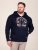 D555 Hector Adventurer Printed Zip Through Hoody Navyblau - Herren-sweater und -hoodies - Herren-Sweater und -Hoodies in großen Größen