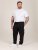 D555 Dexter 1 Cargo Jogger With Bear Embroidery TALL Schwarz - TALL jogginghosen - Lange Beine? TALL Sweatpants passen