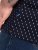 D555 Reid AOP Polo With Jacquard Collar, Pocket And Cuffs Navyblau - Polo-shirts für herren - Polo-Shirts für Herren in großen Größen