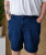 Kam Jeans Pepe Knitted Denim Shorts Random Mid Wash Blue - Herrenshorts - Herrenshorts in großen Größen