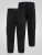 D555 Dexter 1 Cargo Jogger With Bear Embroidery TALL Schwarz - TALL jogginghosen - Lange Beine? TALL Sweatpants passen