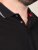 D555 Potts Jersey Polo With Jacquard Collar & Cuffs Schwarz - Polo-shirts für herren - Polo-Shirts für Herren in großen Größen