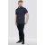 D555 Barrington Short Sleeve Shirt Navy - Herrenhemden - Herrenhemden in großen Größen