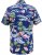 D555 Durham Flamingo Hawaiian Ao Print Shirt - Herrenhemden - Herrenhemden in großen Größen