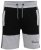 D555 Kirton Couture Elasticated Waistband Shorts Black/Charcoal - Jogginghosen für herren - Jogginghosen für Herren in großen Größen
