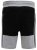 D555 Kirton Couture Elasticated Waistband Shorts Black/Charcoal - Jogginghosen für herren - Jogginghosen für Herren in großen Größen