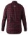 D555 Holton Dark Red Checked Flannel Shirt - Herrenhemden in großen Größen - Herrenhemden in großen Größen