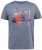 D555 Sharnbrook Electric Legends Guitar Print T-Shirt - Herren-T-Shirts - Herren-T-Shirts in großen Größen