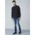D555 Donnie Long Sleeve Jersey Shirt Black - Herrenhemden - Herrenhemden in großen Größen