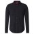 D555 Donnie Long Sleeve Jersey Shirt Black - Herrenhemden - Herrenhemden in großen Größen