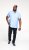 D555 James Short Sleeve Oxford Shirt Sky Blue - Herrenhemden - Herrenhemden in großen Größen