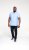 D555 James Short Sleeve Oxford Shirt Sky Blue - Herrenhemden - Herrenhemden in großen Größen
