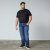 North Latitude Jeans Jack Navy Blue - Herren jacken - Herren Jacken in großen Größen