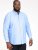 D555 Richard Long Sleeve Oxford Shirt Sky Blue - Herrenhemden - Herrenhemden in großen Größen