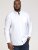 D555 Richard Long Sleeve Oxford Shirt White - Herrenhemden in großen Größen - Herrenhemden in großen Größen