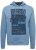 Blend Hoodie 4285 Copen Blue - Herren-sweater und -hoodies - Herren-Sweater und -Hoodies in großen Größen
