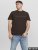 Jack & Jones STAR T-shirt Brown - Herren-T-Shirts - Herren-T-Shirts in großen Größen