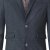 D555 Terry Checked Overcoat Charcoal - Herren jacken - Herren Jacken in großen Größen